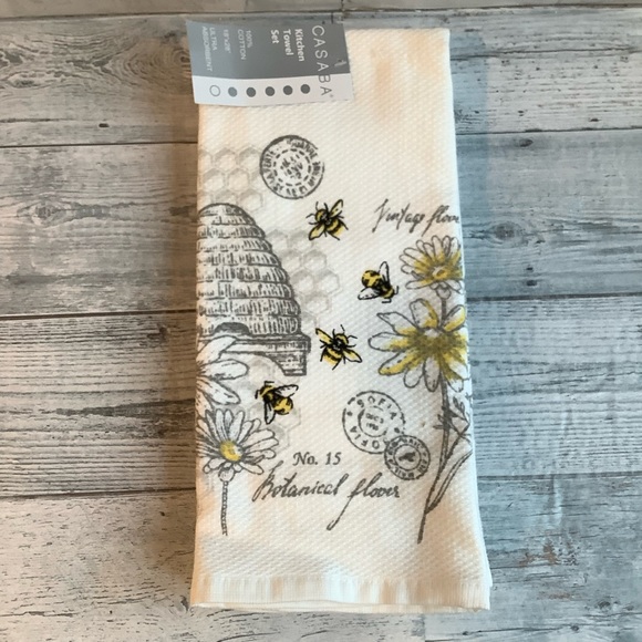 Casaba Kitchen Casaba Bee Kitchen Towel Set Poshmark